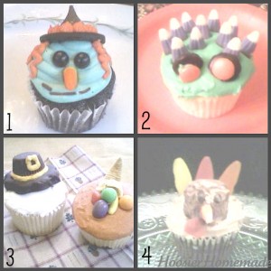 Halloween Cupcake collage