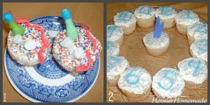 NYE Cupcake collage