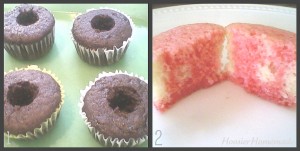 Technique cupcake collage
