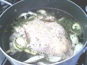 chicken-boiling