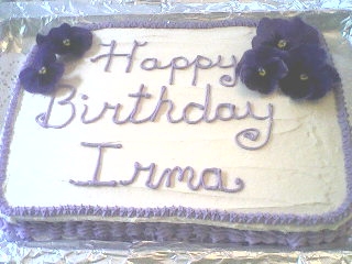 Bday Cake Irma