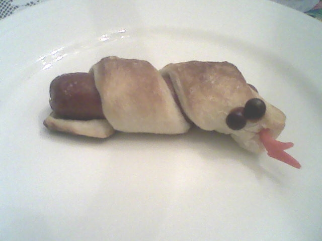 April Fools Dinner-snake