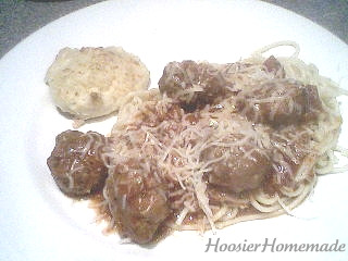 Spaghetti and homemade meatballs.fixed.