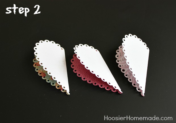 How to make 3D Paper Hearts - Hoosier Homemade