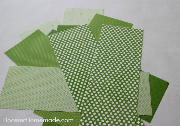 How to Make 3D Paper Shamrocks | Instructions on HoosierHomemade.com