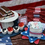 4th Dessert Bar :: FREE Printables + Easy No Bake Treats :: from HoosierHomemade.com