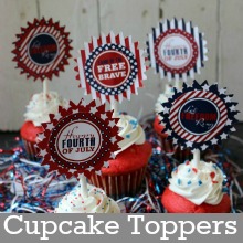 4th-of-July-Cupcakes.Printable.Page