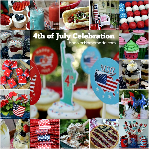 4th of July Food and Decorating on HoosierHomemade.com