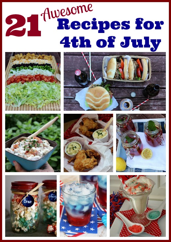 Fourth of July Recipes on PocketChangeGourmet.com