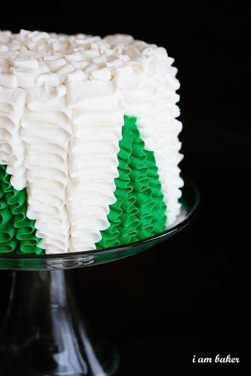 Christmas Tree Surprise Cake