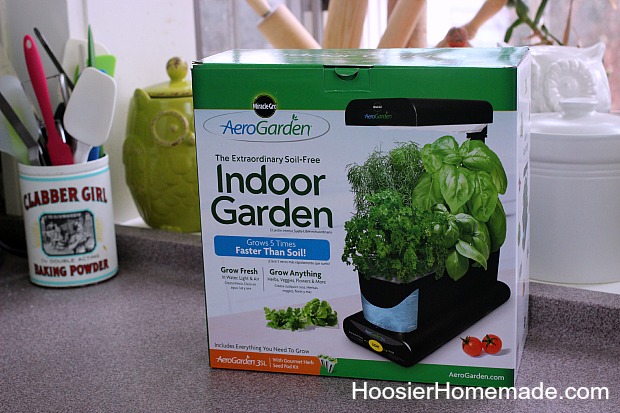 Aerogarden in a box on HoosierHomemade