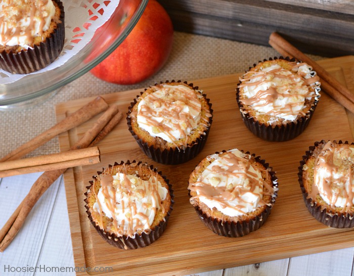 Apple Crumble Pie Cupcakes