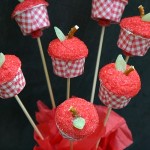 Apple Cupcake Pops - August 2012