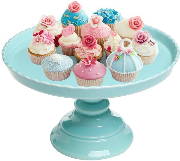 Blue hotsell cake stand