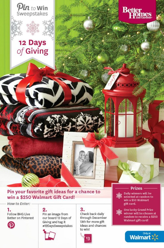 12 Days of giving on Pinterest