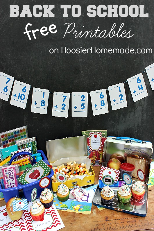 FREE Back to School Printables :: Available on HoosierHomemade.com