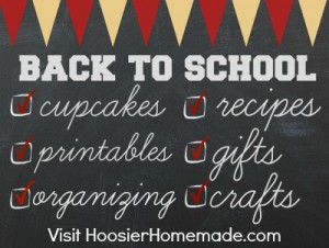 Back to School Week on HoosierHomemade.com