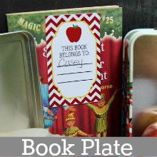 Back to School Printable Book Plate