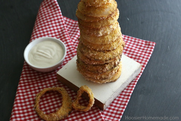 Oven Baked Onion Rings Recipe