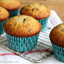Banana Chocolate Chip Muffins