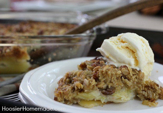 Banana Bread Cobbler | Recipe on HoosierHomemade.com