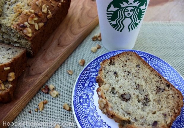 Banana Walnut Bread: Starbucks Copycat Recipe :: from HoosierHomemade.com