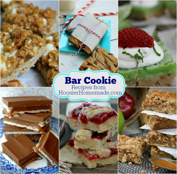 Bar Cookie Recipes on HoosierHomemade.com