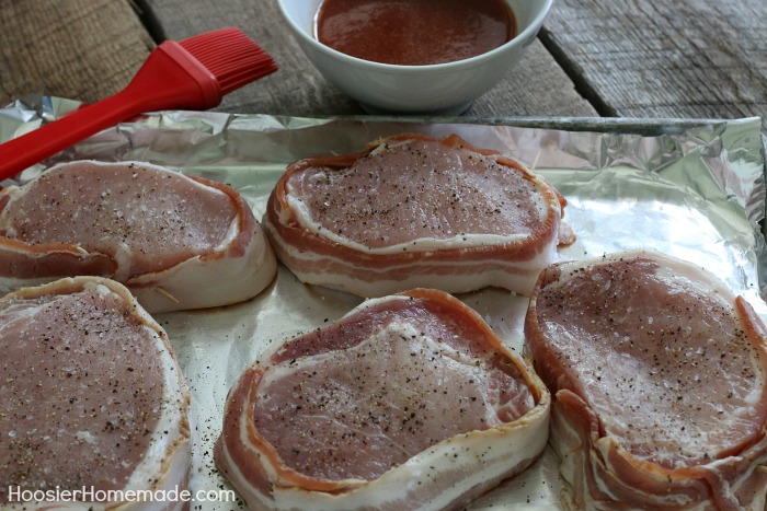 Barbecue Bacon Pork Chops.ready