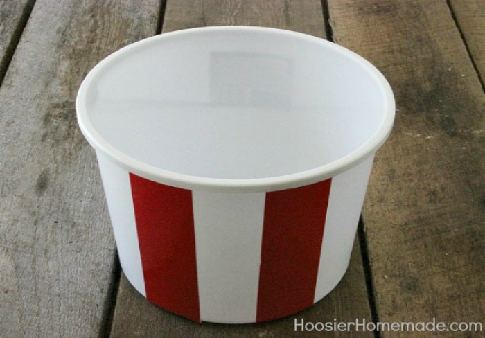 Sports Themed Gift Bucket