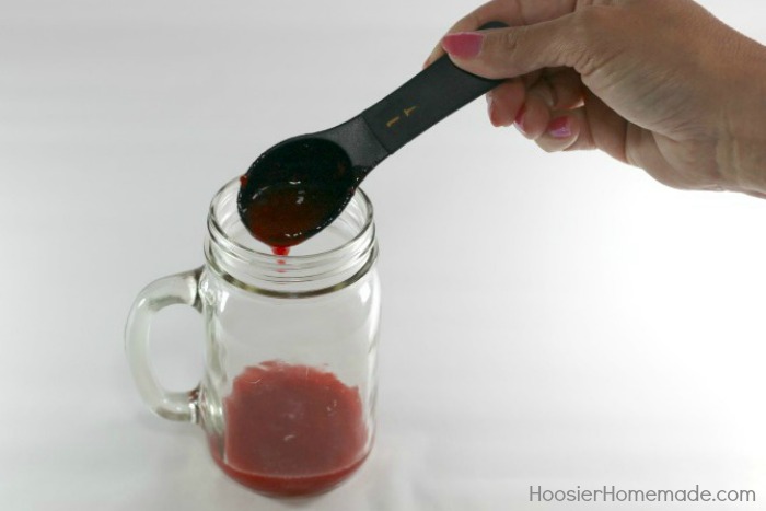 Berry Ice Cream Floats-syrup