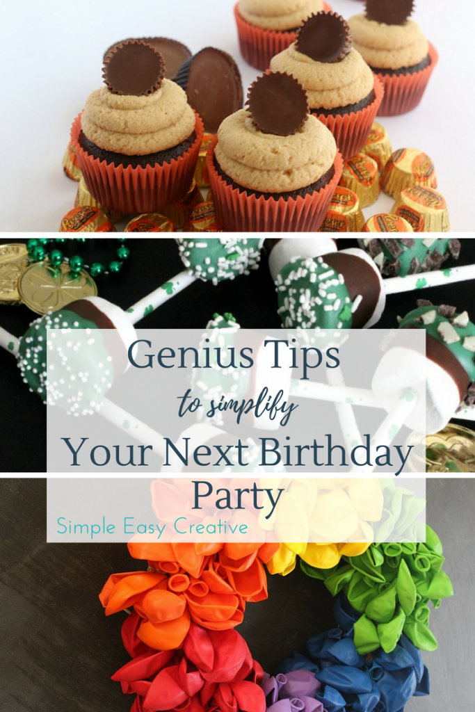 The Best Birthday Party Tips for a simple, easy and creative birthday party.