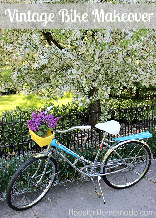 Vintage Bicycle Makeover :: HoosierHomemade.com