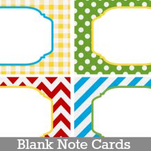 Blank Note Cards