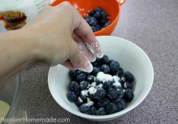 Light Blueberry Muffins | Recipe on HoosierHomemade.com