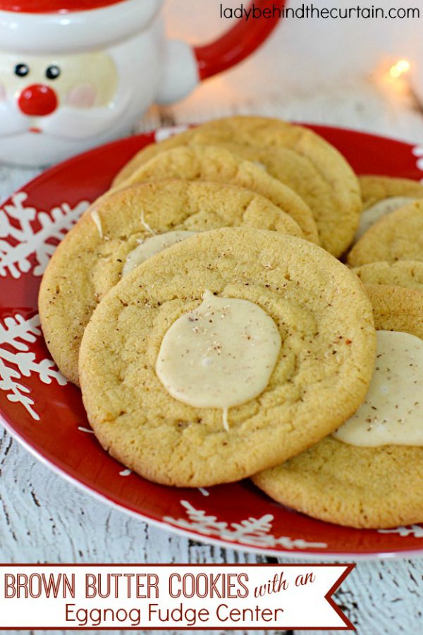 These soft, chewy cookies give you the best of both worlds! Cookies + Eggnog! Visit our 100 Days of Homemade Holiday Inspiration for more recipes, decorating ideas, crafts, homemade gift ideas and much more!
