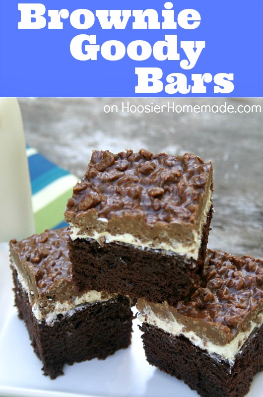 Brownie Goody Bars :: Recipe on HoosierHomemade.com
