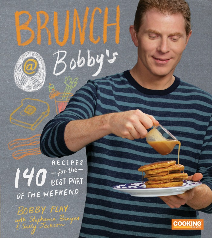 Bobby Flay shares 140 brunch recipes in his new cookbook! Grab the recipe for Carrot Cake Pancakes -- a must make! 