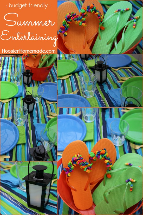 Budget Friendly Summer Entertaining | Details on HoosierHomemade.com