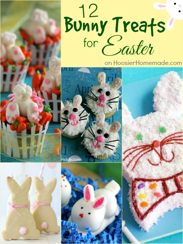 12 Bunny Treats for Easter | on HoosierHomemade.com