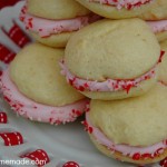 Candy Cane Whoopie Pies Recipe :: HoosierHomemade.com