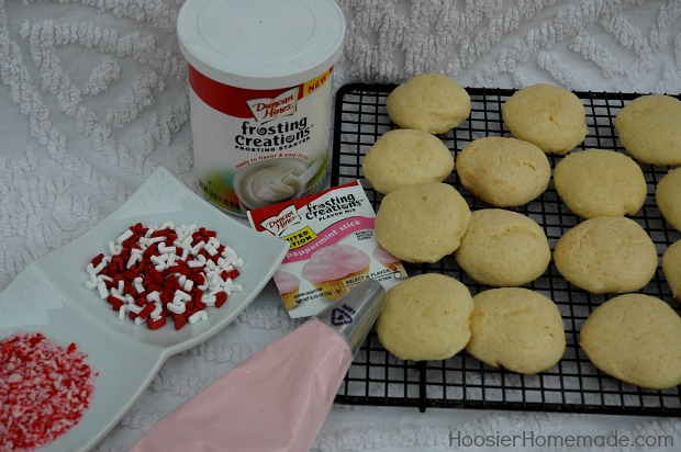 Candy Cane Whoopie Pies Recipe :: HoosierHomemade.com