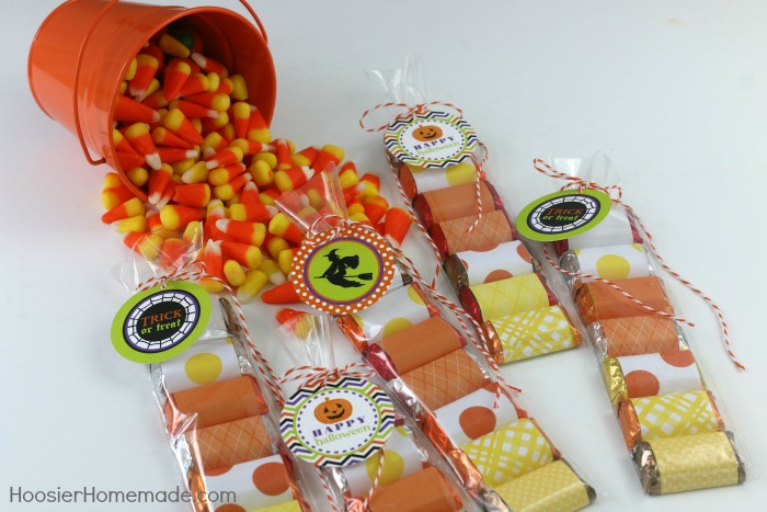 Candy Corn Treat Bags with FREE Printables