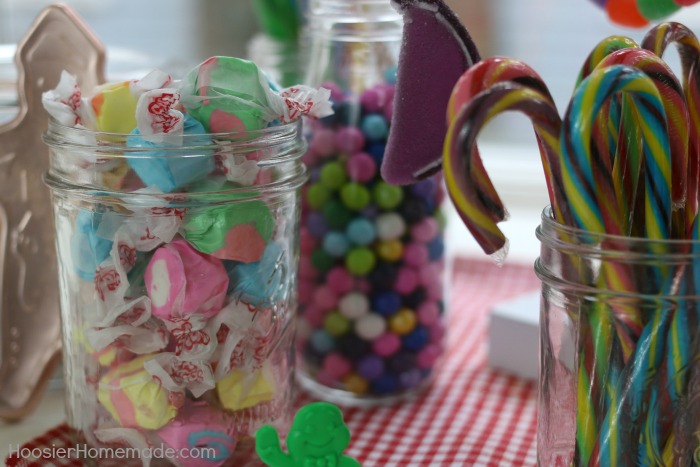 KITCHEN CHRISTMAS TREE -- This fun and whimsy Candy Christmas Tree is sure to brighten up your Christmas Decor! 