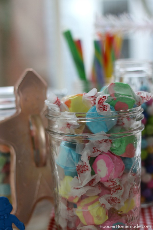 KITCHEN CHRISTMAS TREE -- This fun and whimsy Candy Christmas Tree is sure to brighten up your Christmas Decor! 