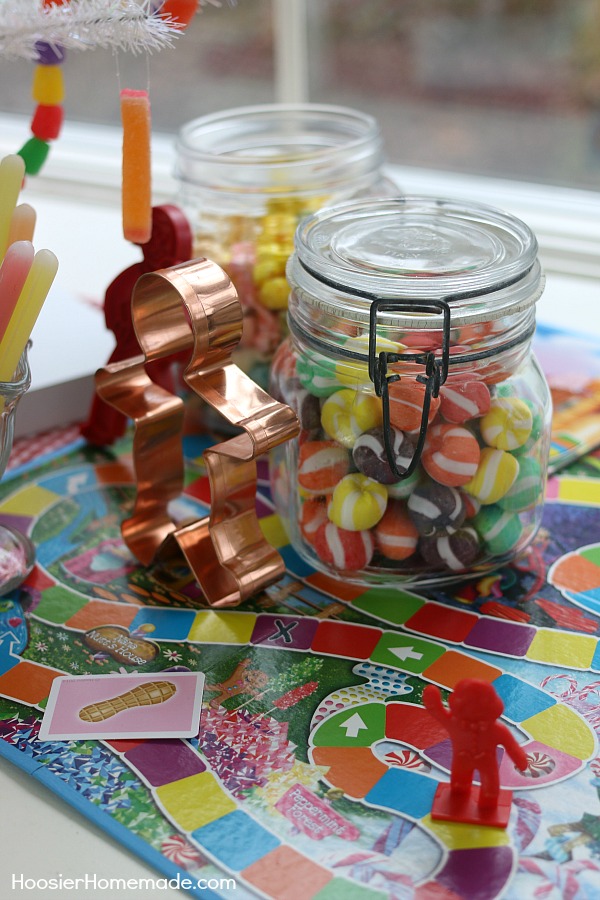 KITCHEN CHRISTMAS TREE -- This fun and whimsy Candy Christmas Tree is sure to brighten up your Christmas Decor! 