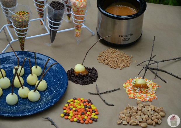 Mini Caramel Apple Fondue :: HoosierHomemade.com