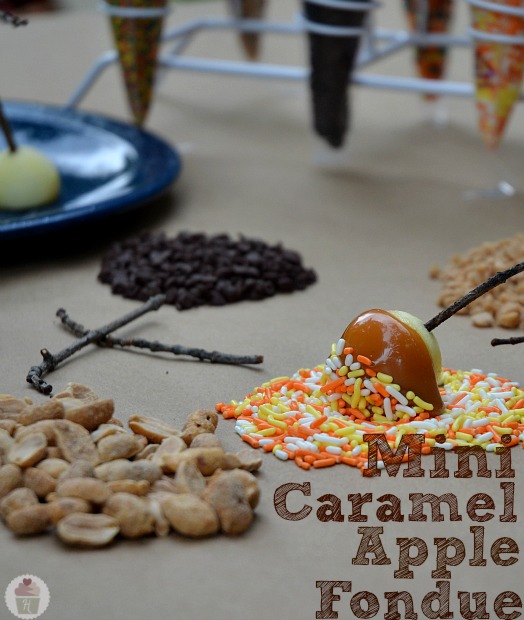 Mini Caramel Apple Fondue :: HoosierHomemade.com