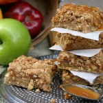 Caramel Apple Nut Bars Recipe :: HoosierHomemade.com