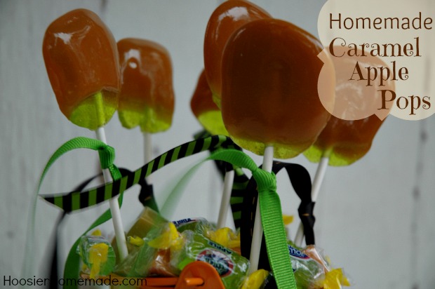 Caramel Apple Pops Recipe and Directions on HoosierHomemade.com