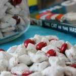 Cat in the Hat Muddy Buddies | Recipe on HoosierHomemade.com